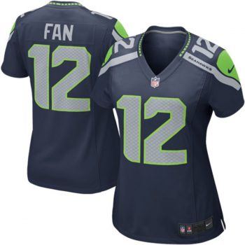 12s Seattle Seahawks Nike Women's Game Jersey - College Navy