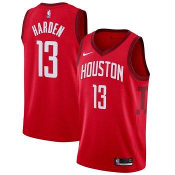 James Harden Houston Rockets Nike 2018/19 Swingman Jersey Red – Earned Edition