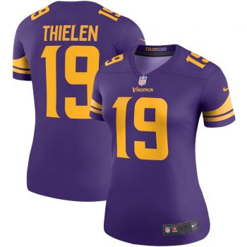 Adam Thielen Minnesota Vikings Nike Women's Color Rush Legend Player Jersey – Purple