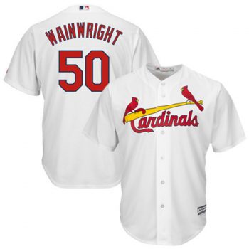 Adam Wainwright St. Louis Cardinals Majestic Cool Base Player Jersey - White