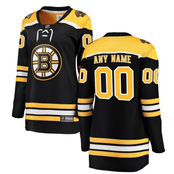 Boston Bruins Fanatics Branded Women's Home Breakaway Custom Jersey - Black