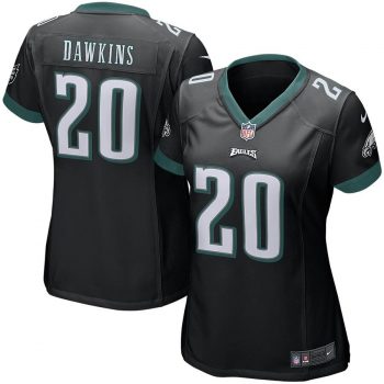 Brian Dawkins Philadelphia Eagles Nike Women's Retired Game Jersey - Black