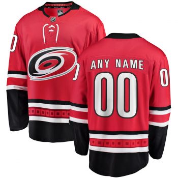 Carolina Hurricanes Fanatics Branded Home Breakaway Custom Jersey - Red