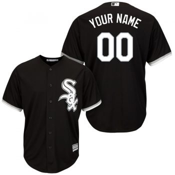 Chicago White Sox Majestic Cool Base Custom Jersey - Black