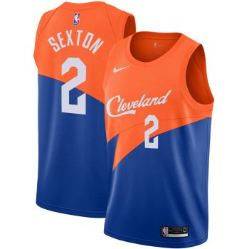 Collin Sexton Cleveland Cavaliers Nike City Edition Swingman Jersey – Blue