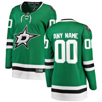 Dallas Stars Fanatics Branded Women's Home Breakaway Custom Jersey - Green