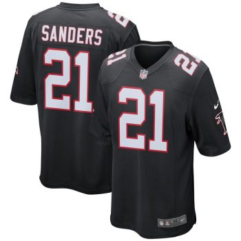 Deion Sanders Atlanta Falcons Nike Retired Player Game Jersey - Black