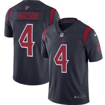 Deshaun Watson Houston Texans Nike Color Rush Vapor Limited Jersey – Navy