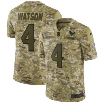 Deshaun Watson Houston Texans Nike Salute to Service Limited Jersey – Camo