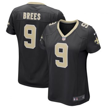 Drew Brees New Orleans Saints Nike Women's Game Player Jersey – Black