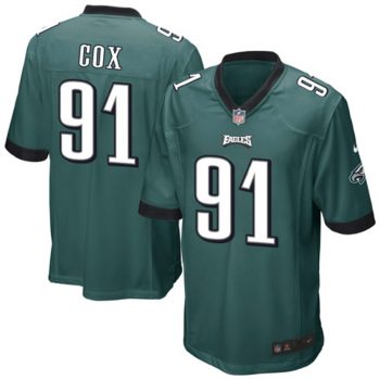 Fletcher Cox Philadelphia Eagles Nike Team Game Jersey - Midnight Green