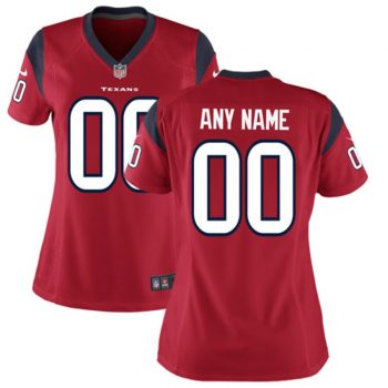 Houston Texans Nike Women's Custom Game Jersey - Red