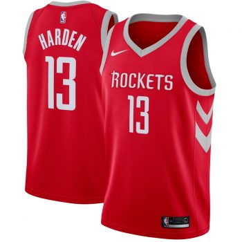 James Harden Houston Rockets Nike Swingman Jersey Red - Icon Edition