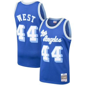 Jerry West Los Angeles Lakers Mitchell & Ness Hardwood Classics 1960-61 Swingman Jersey – Royal