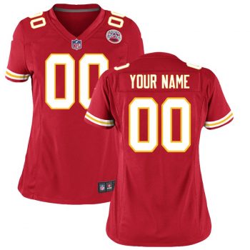 Kansas City Chiefs Nike Women's Custom Game Jersey - Red