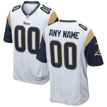 Los Angeles Rams Nike 2018 Custom Game Jersey – White