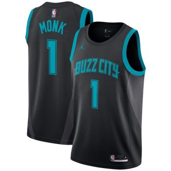 Malik Monk Charlotte Hornets Jordan Brand City Edition Swingman Jersey – Black