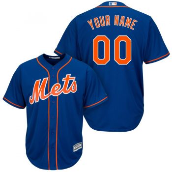 New York Mets Majestic Cool Base Custom Jersey - Royal