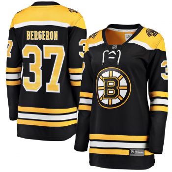 Patrice Bergeron Boston Bruins Fanatics Branded Women's Home Breakaway Player Jersey - Black