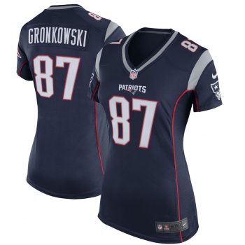 Rob Gronkowski New England Patriots Nike Women's Game Jersey - Navy Blue