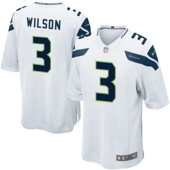 Russell Wilson Seattle Seahawks Nike Game Jersey - White