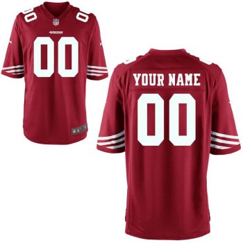 San Francisco 49ers Nike Youth Custom Game Jersey - Scarlet