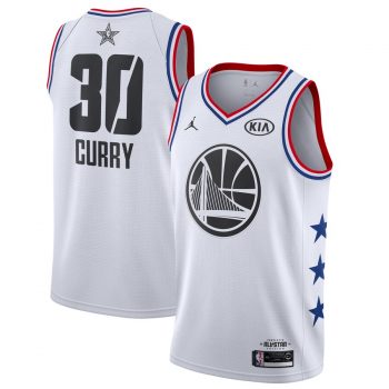 Stephen Curry Golden State Warriors Jordan Brand 2019 NBA All-Star Game Finished Swingman Jersey – White