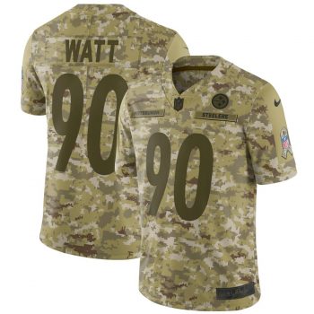 T.J. Watt Pittsburgh Steelers Nike Salute to Service Limited Jersey – Camo