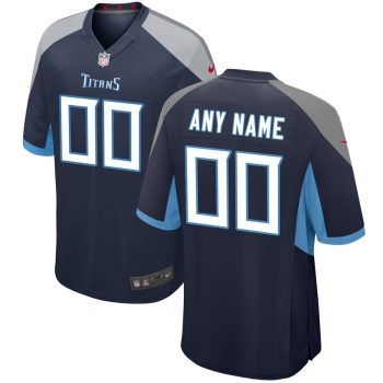 Tennessee Titans Nike Youth 2018 Custom Game Jersey – Navy