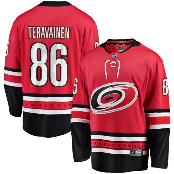 Teuvo Teravainen Carolina Hurricanes Fanatics Branded Breakaway Player Jersey – Red