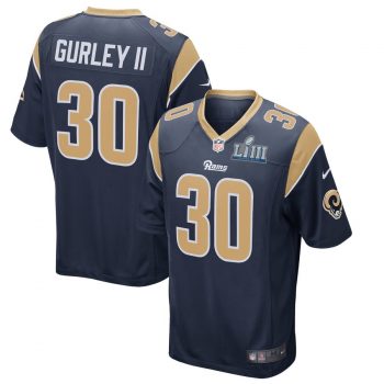 Todd Gurley II Los Angeles Rams Nike Super Bowl LIII Bound Game Jersey – Navy