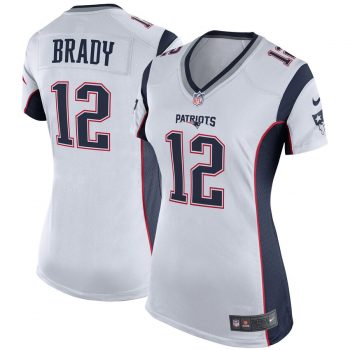 Tom Brady New England Patriots Nike Women's Game Jersey - White