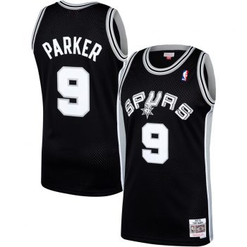 Tony Parker San Antonio Spurs Mitchell & Ness 2001-02 Hardwood Classics Swingman Jersey – Black