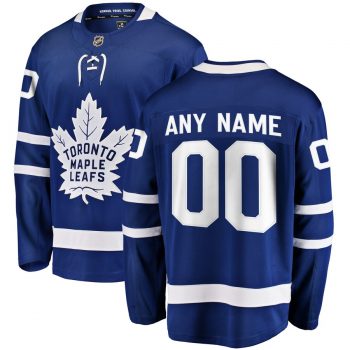 Toronto Maple Leafs Fanatics Branded Youth Home Breakaway Custom Jersey - Blue