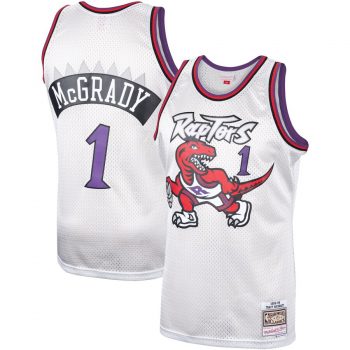 Tracy McGrady Toronto Raptors Mitchell & Ness Hardwood Classics Platinum Swingman Jersey