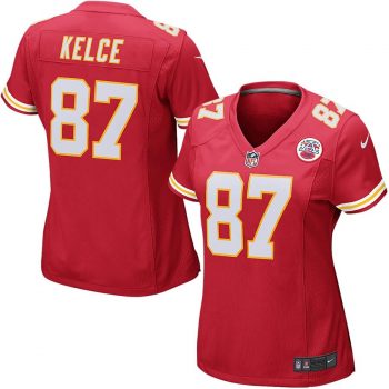 Travis Kelce Kansas City Chiefs Nike Women's Game Jersey - Red