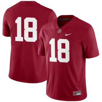 #18 Alabama Crimson Tide Nike Football Game Jersey – Crimson