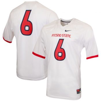 Fresno State Bulldogs Nike College Replica Football Jersey – White