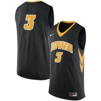 Iowa Hawkeyes Nike College Replica Basketball Jersey – Black