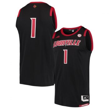 Louisville Cardinals adidas Replica Swingman Jersey – Black