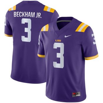 Odell Beckham Jr LSU Tigers Nike Game Jersey – Purple