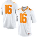 Tennessee Volunteers Nike No. 16 Game Football Jersey - White