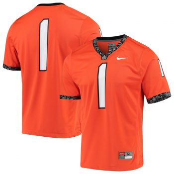 #1 Oklahoma State Cowboys Nike Alternate Game Jersey - Orange