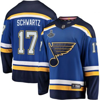 Jaden Schwartz St. Louis Blues Fanatics Branded 2019 Stanley Cup Champions Home Breakaway Player Jersey - Blue