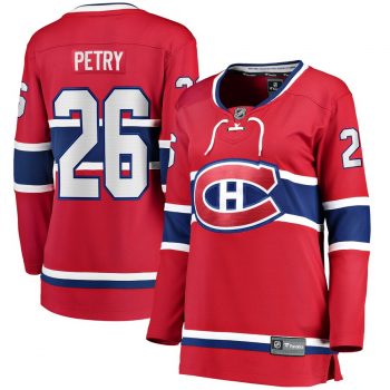 Jeff Petry Montreal Canadiens Fanatics Branded Women's Home Breakaway Player Jersey – Red