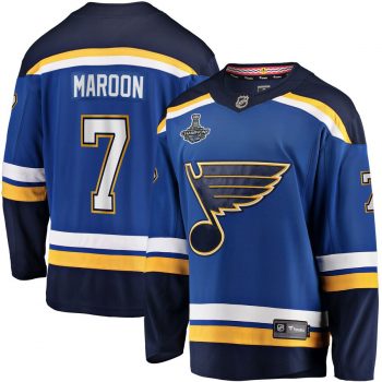 Patrick Maroon St. Louis Blues Fanatics Branded 2019 Stanley Cup Champions Home Breakaway Player Jersey - Blue