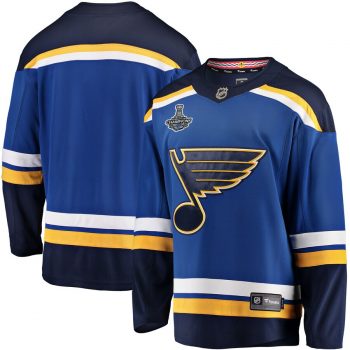 St. Louis Blues Fanatics Branded 2019 Stanley Cup Champions Home Breakaway Jersey - Blue