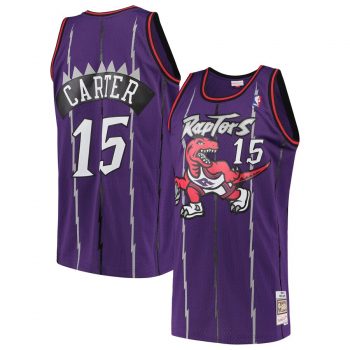 Vince Carter Toronto Raptors Mitchell & Ness Hardwood Classics Swingman Jersey – Purple