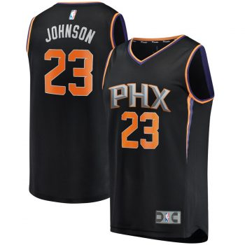 Cameron Johnson Phoenix Suns Fanatics Branded Fast Break Replica Jersey Black – Statement Edition