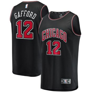 Daniel Gafford Chicago Bulls Fanatics Branded Fast Break Replica Jersey Black – Statement Edition